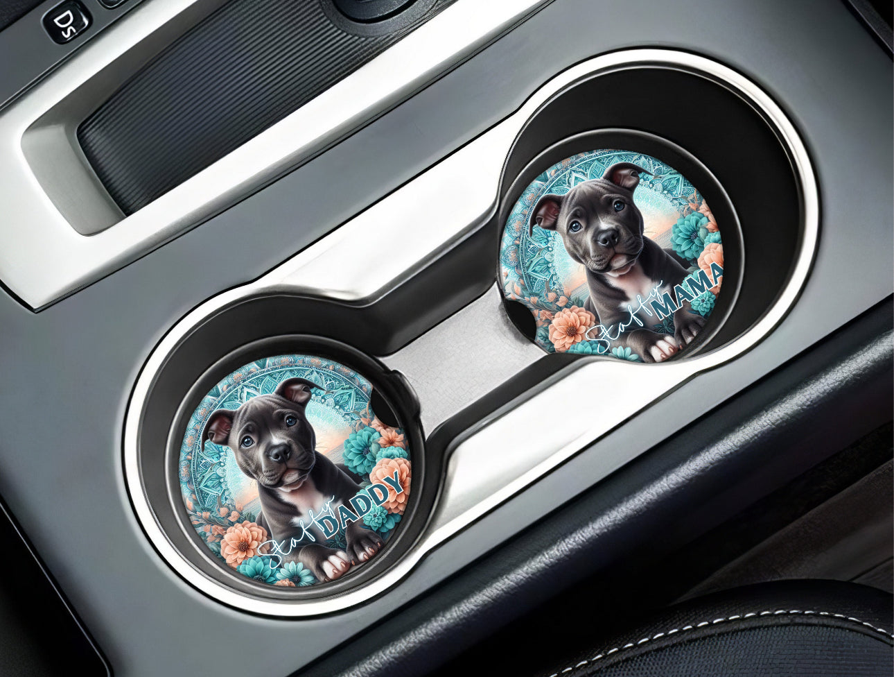 Dog Car Coasters