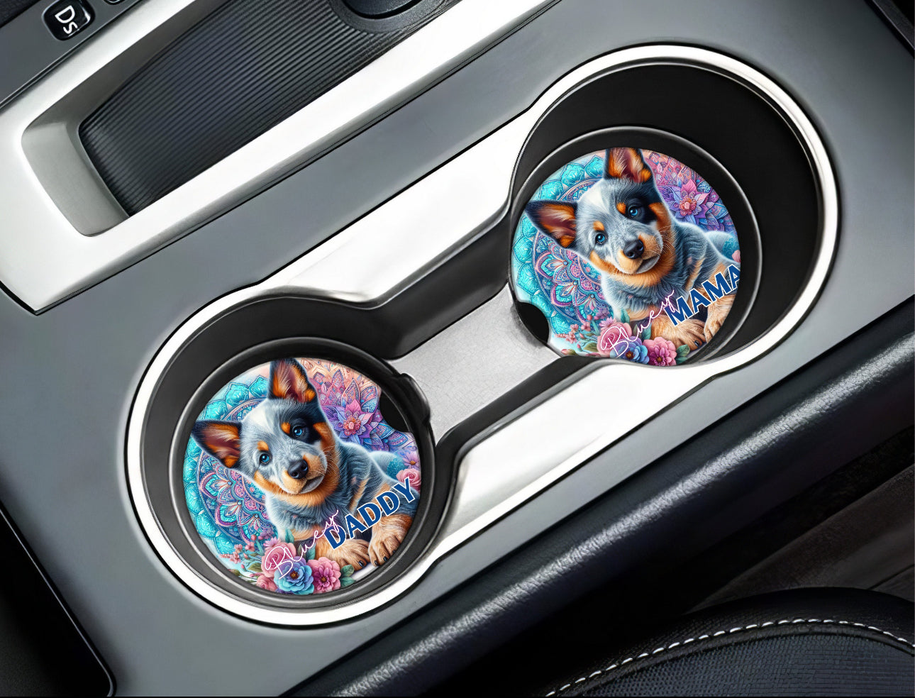 Dog Car Coasters