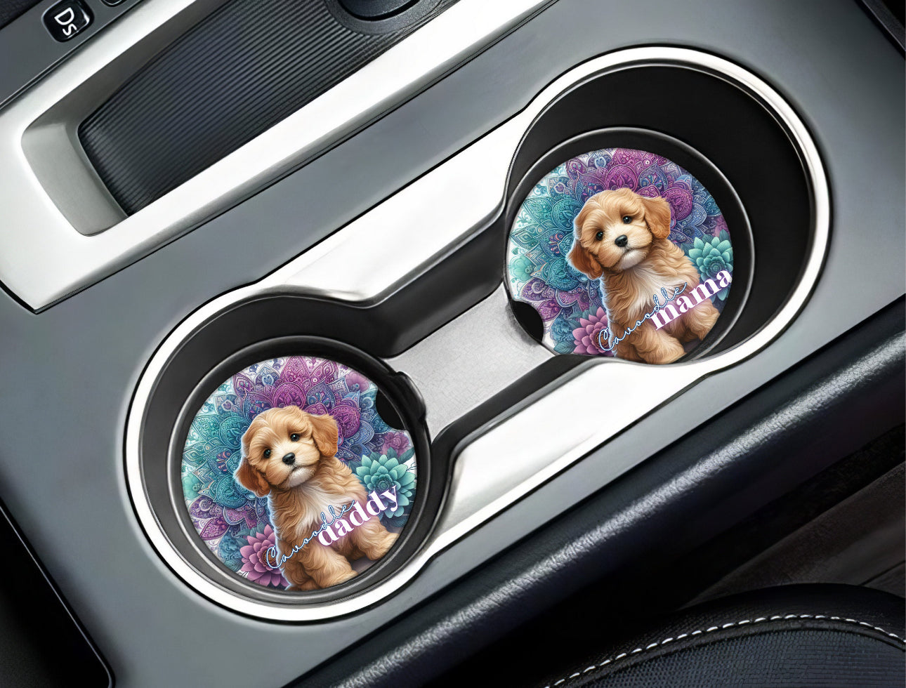 Dog Car Coasters