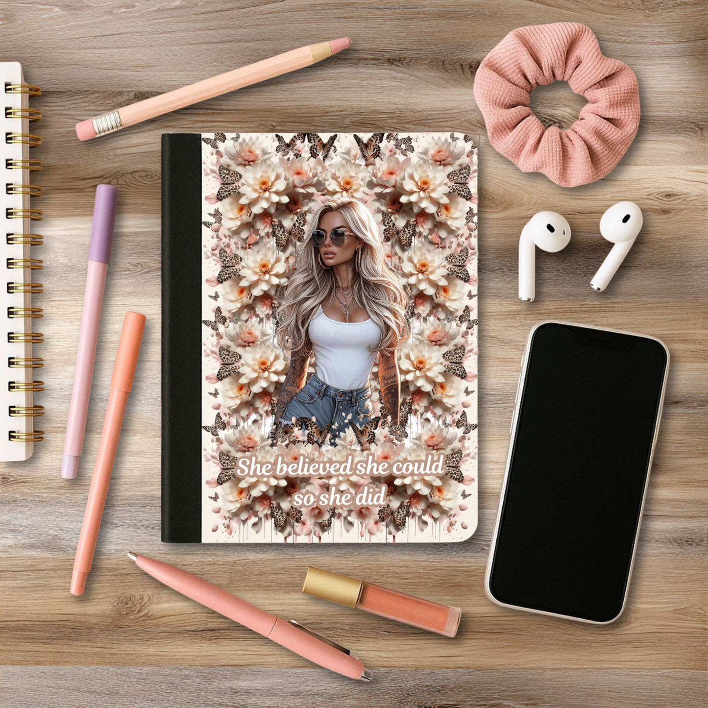 She Believed She Could - A5 Reusable Notebook - PRE ORDER